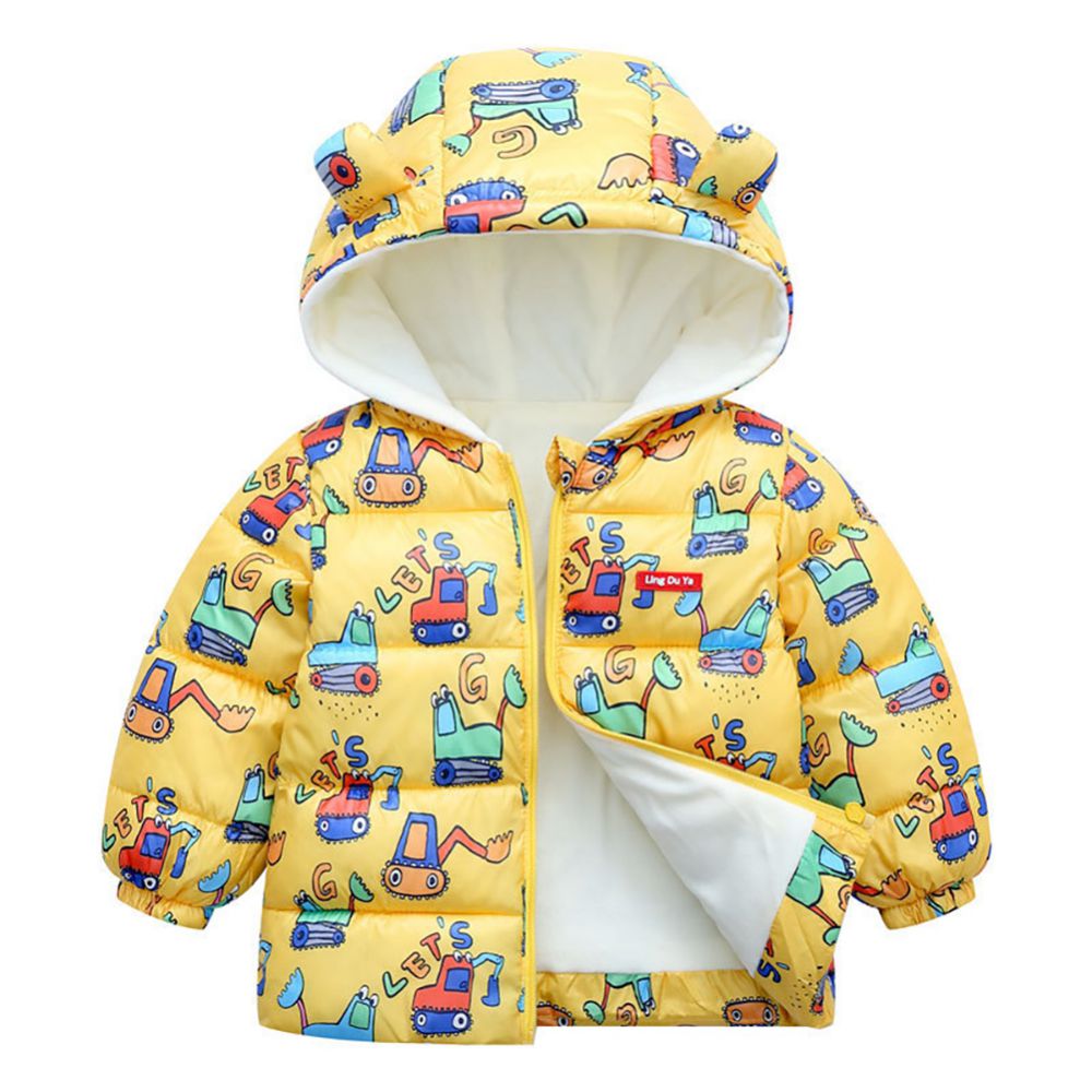 Stay Toasty This Winter! Infant & Kids Hooded Down Jacket - Super Soft Lined Puffer Coat for Newborn to 7 Years