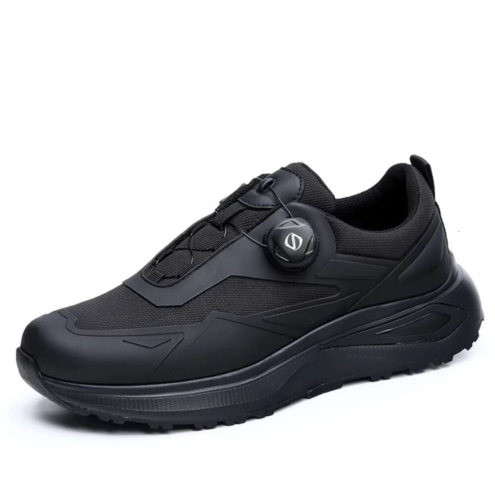 Ddmysports Fashion Thick Soled Black Rotating Button Men S Shoes Spring Autumn Soft Sole Casual Outdoor Travel Sneakers OUTDOOR