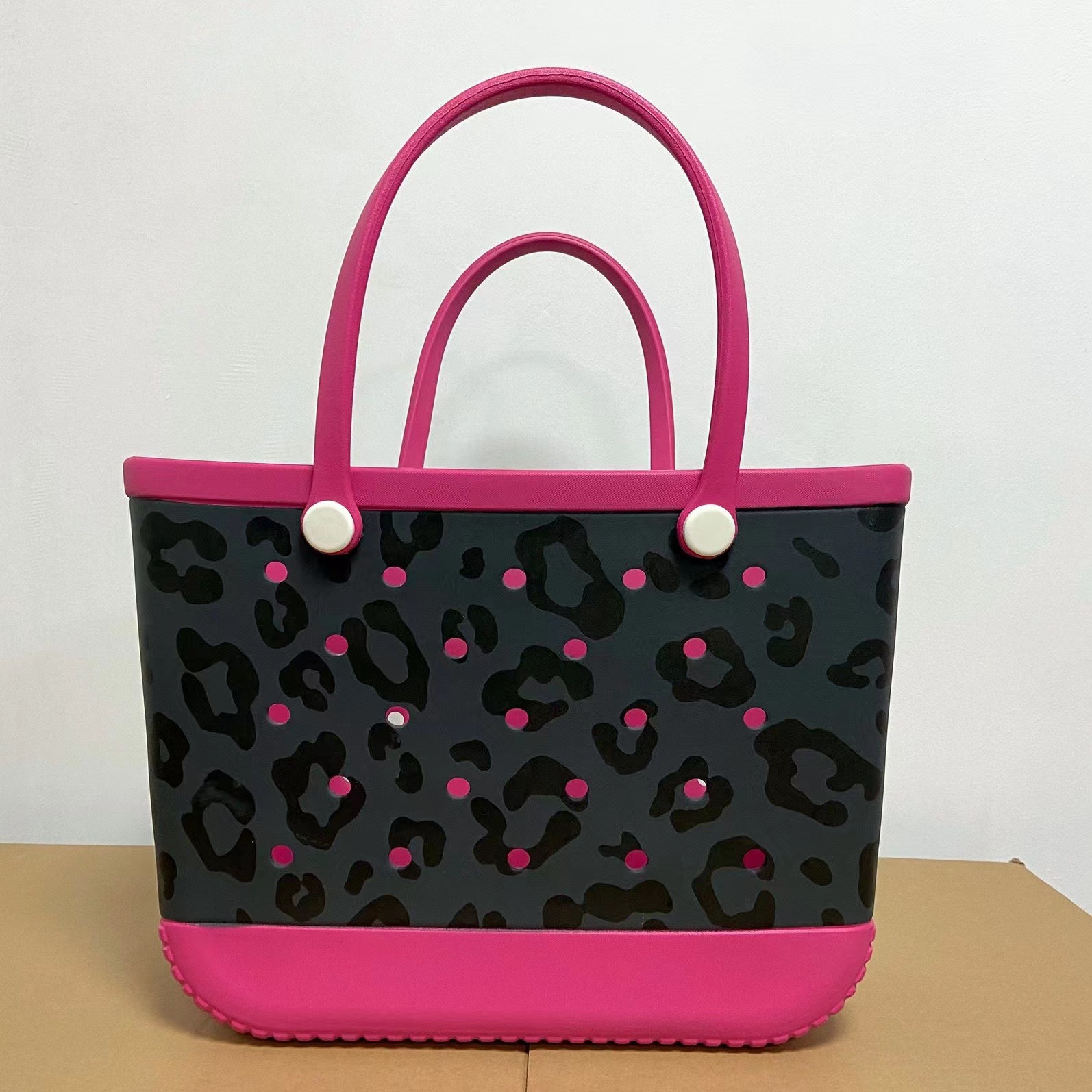 US STOCK Designer Summer Beach Bags XL Bogs Waterproof Woman Eva Tote Large Shopping Basket Washable Silicone Bogs Purse Eco Jelly Candy Lady Handbags