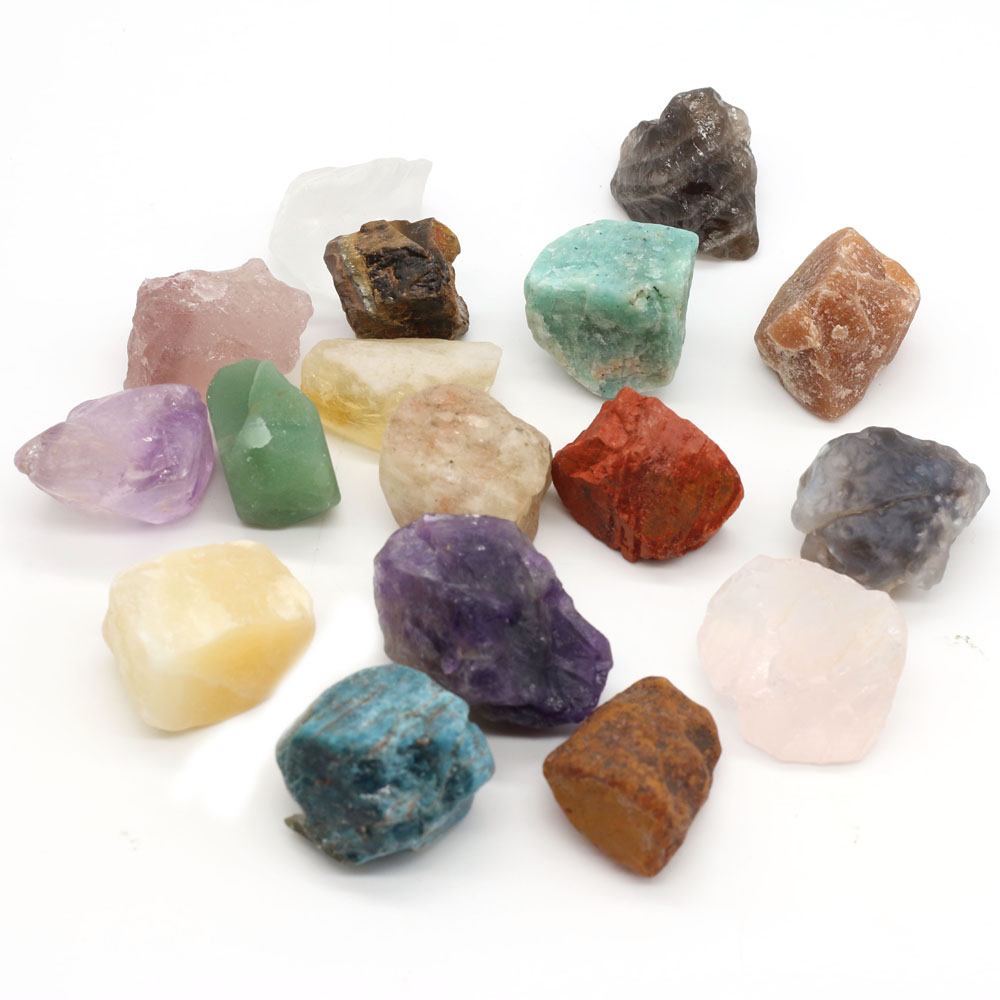 Natural Crystal GemStone Mineral Specimen Irregular Shape Rough Rock Stone Reiki Amethyst Rose Quartz Healing Home Decoration