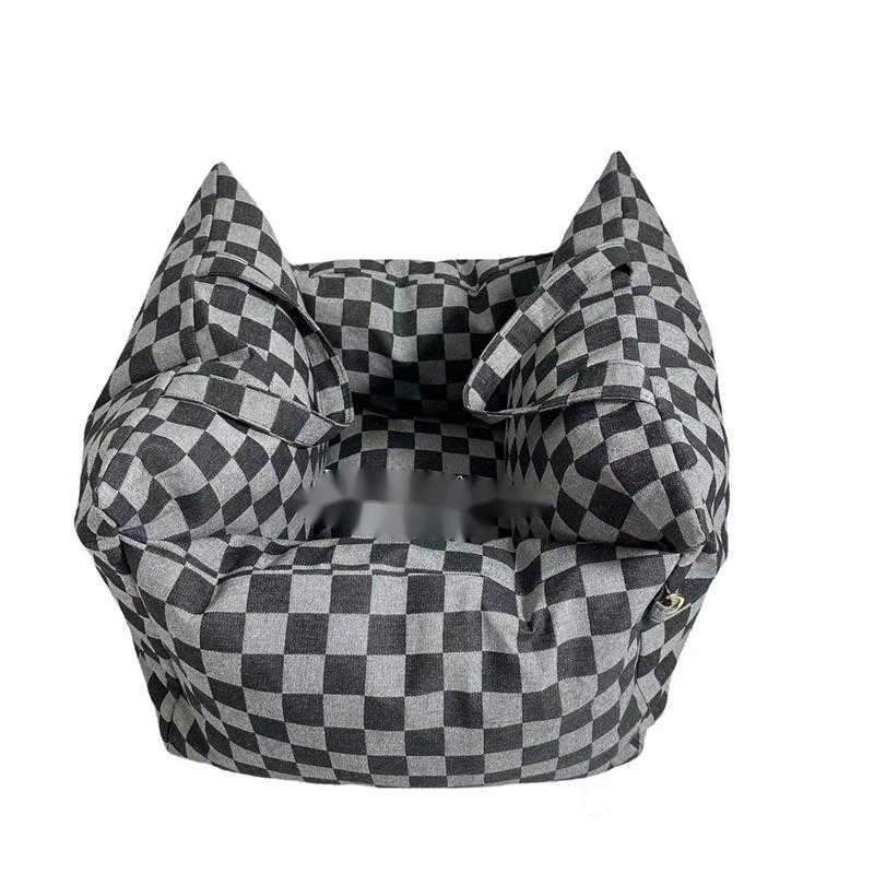 Classic Letter Pattern, Portable Seat of Easy Installation, Fashionable Pet Bag