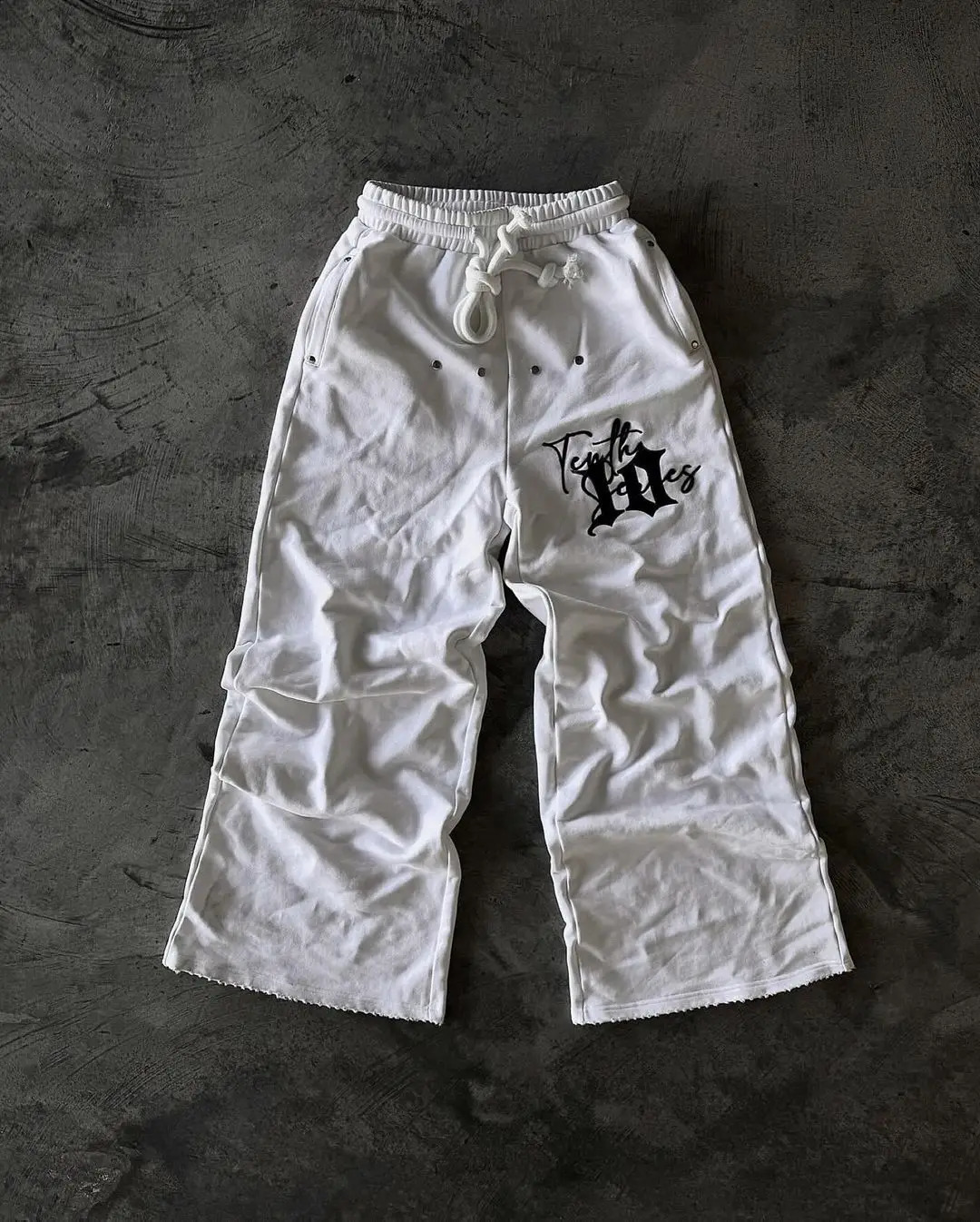 Streetwear Pants Y2K Sweatpants Mens Harajuku Hip Hop Letter Embroidery Baggy Casual Pants Elastic Waist Jogging Pants 240527