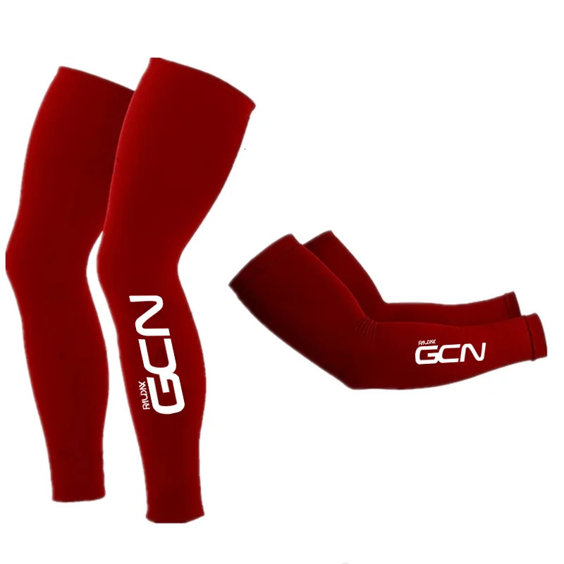 RAUDAX GCN Outdoor Sport Bike Leg Sleeve Bicycle Uv Sleeves Sun Protection Cuff Cover Protective Breathable Bicycle Arm Sleeves 240531