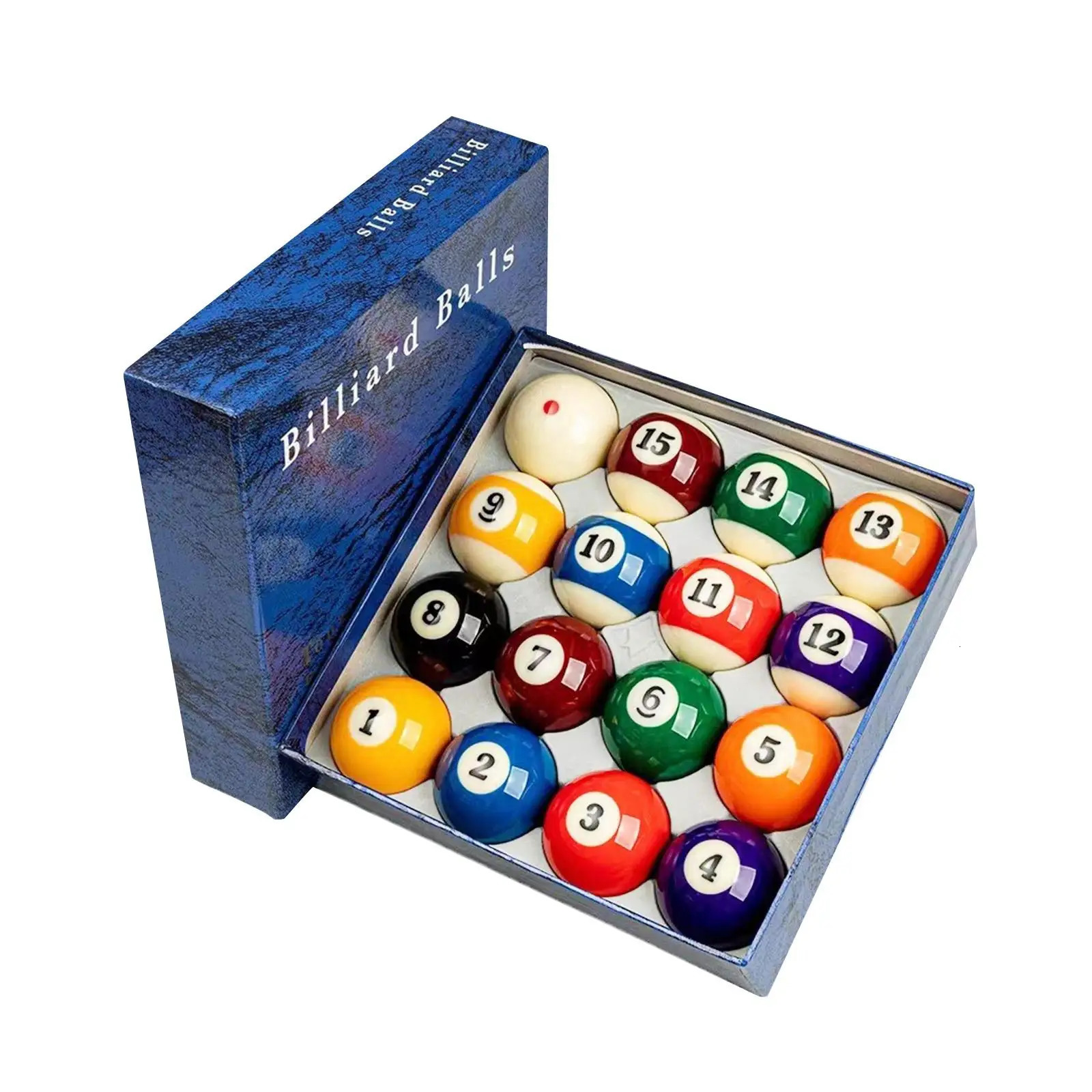 16x Billiard Balls Full Set Snooker Balls Pool Table Balls for Game Rooms Bars 240531