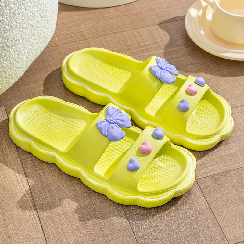 color women's wear Solid outdoor breathable home slippers for comfort cuteness with a soft thick sole and exposed toe flip p Lhshoe comt nd