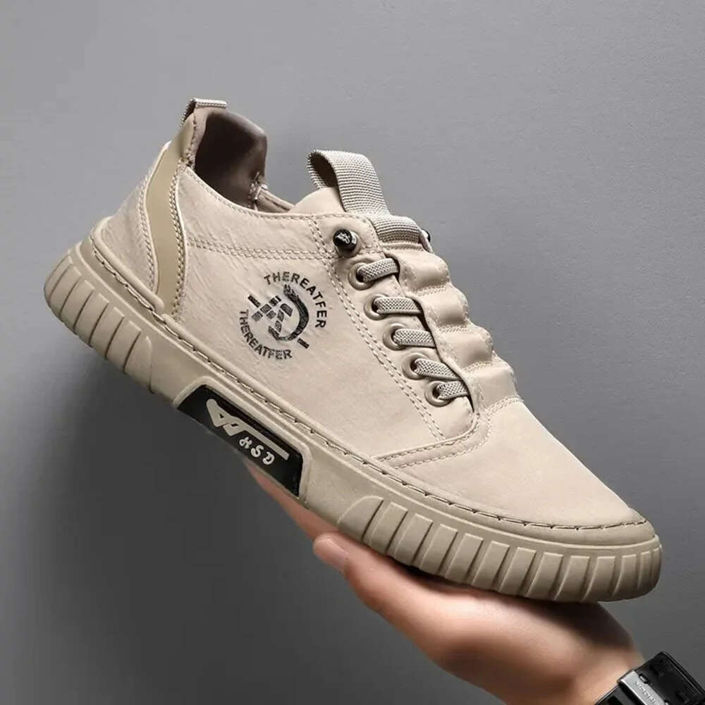 Ddmysports Men Casual Breathable Black Sneakers Fashion Driving Walking Tennis Shoes For Male Skate Flats Atillas Ombre OUTDOOR