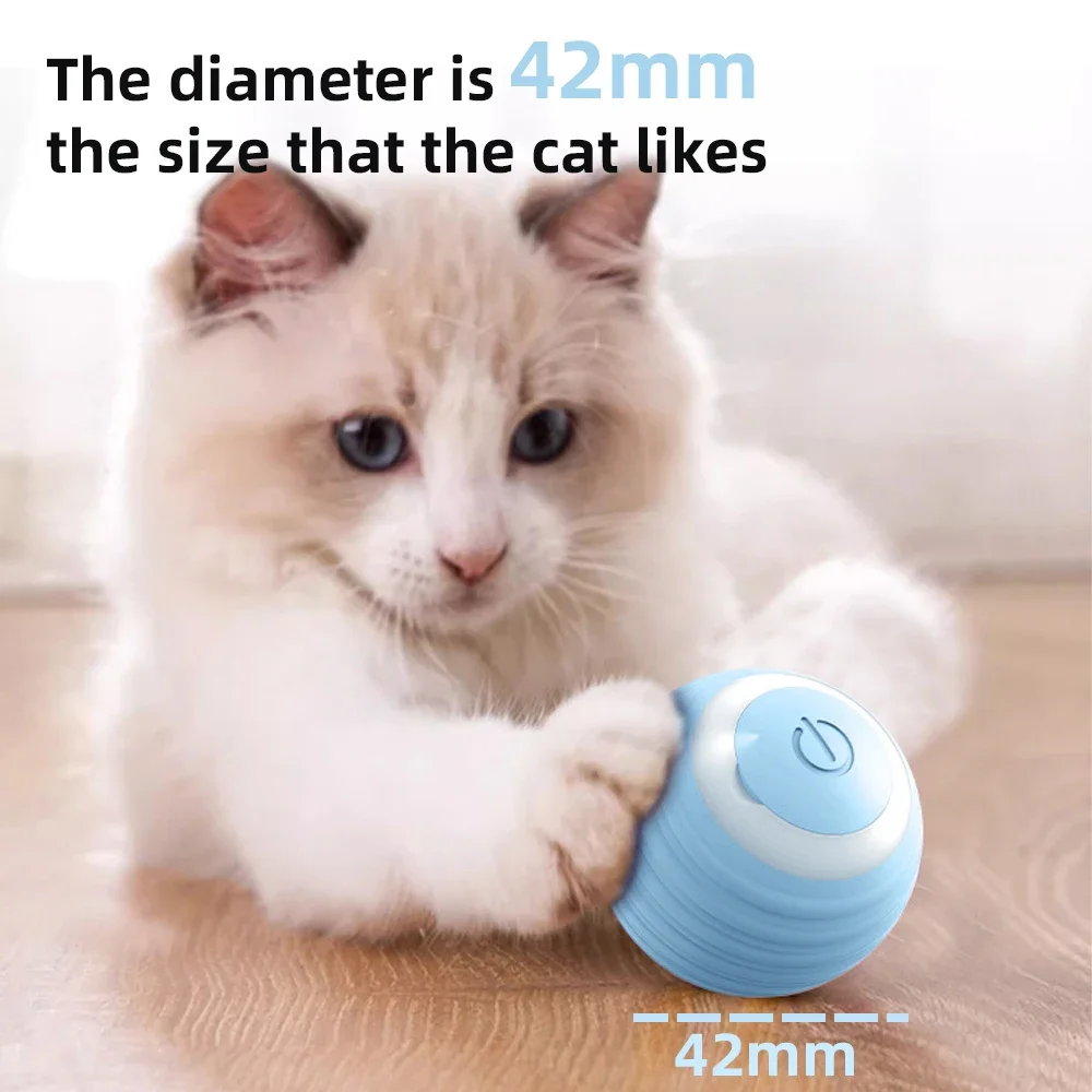 Cats Tree Kitten Chasing Toys Laser Pointer Products. Toys for Bathroom Cats Supplies Vibration 360° Automatic Rotating Ball Pet