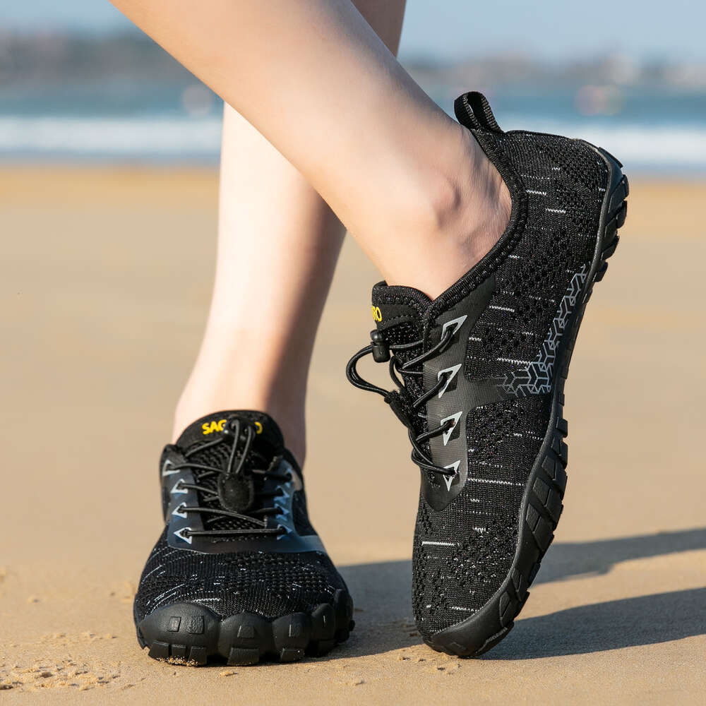 Ddmyoutdoor Big Size Men S Summer Barefoot Men Sneakers Ankle Plush Hiking Boots Light Breath Sporting Beach Shoes