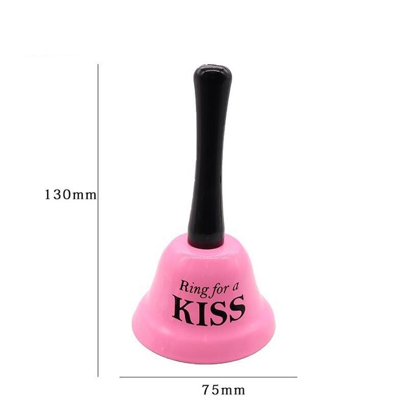 Handheld Colored Metal Sex Funny Ring Bell For Valentine Party Service Bar Cafe Bachelor Party Ringing Bell Desktop Decorations