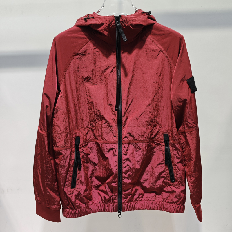 men jacket designer jackets mens womens topstoney fashion embroidery graphic coat tops hooded zip windproof Jacket three Color M-2XL Outerwear