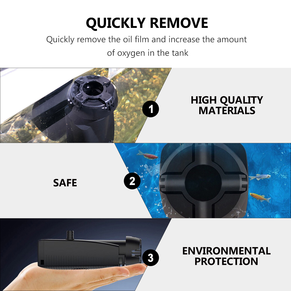 Degreasing Film Filter Aquarium Oil Processor Water Tank Skimmer Accessories Fish Surface Abs