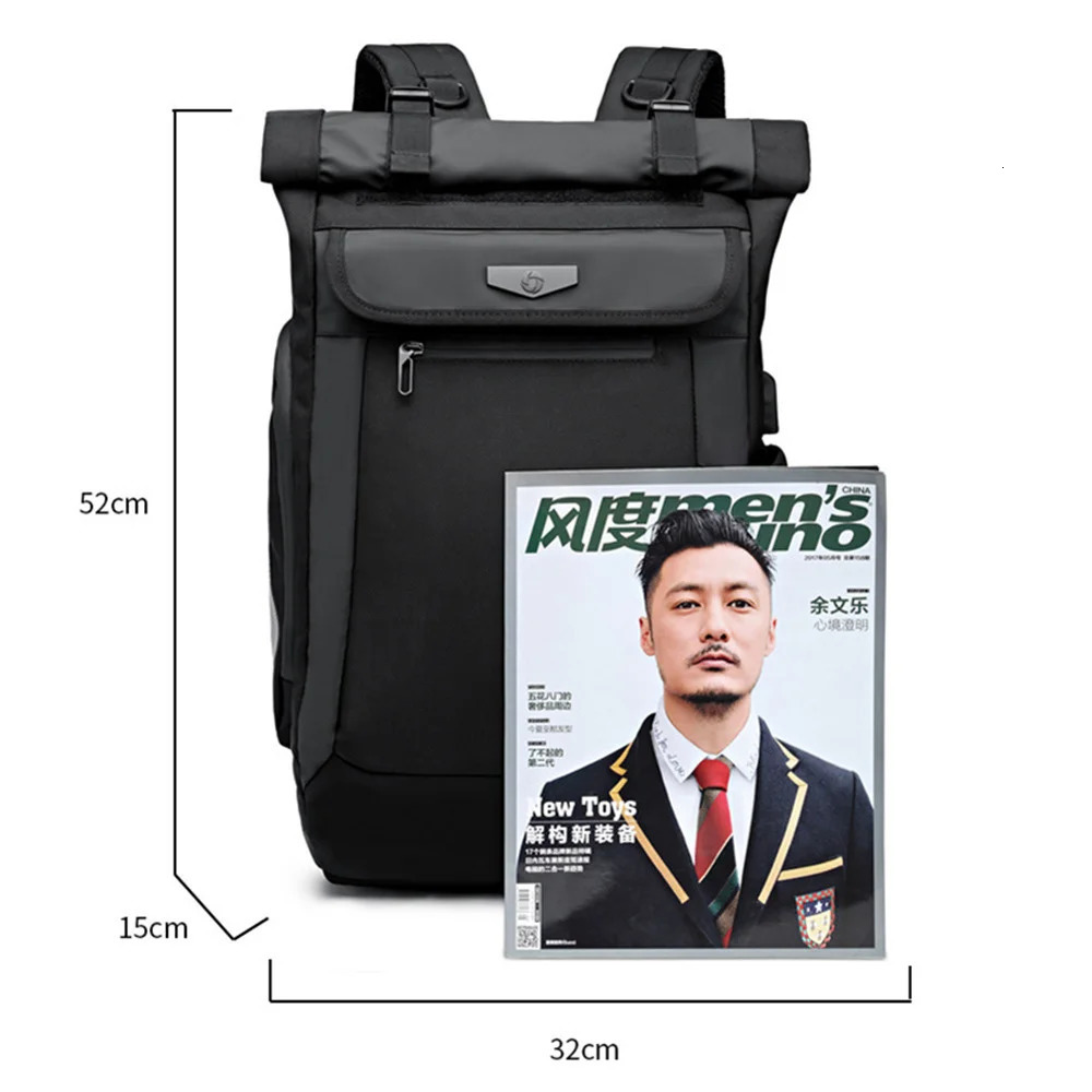 Large Capacity Mens Backpacks Waterproof 18 19 Inch Laptops Backpack For Teenager men Travel Computer Bagpack Notebook Bag 240528