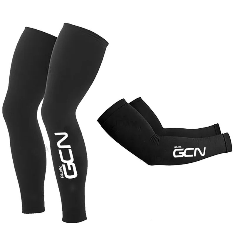 RAUDAX GCN Outdoor Sport Bike Leg Sleeve Bicycle Uv Sleeves Sun Protection Cuff Cover Protective Breathable Bicycle Arm Sleeves 240531
