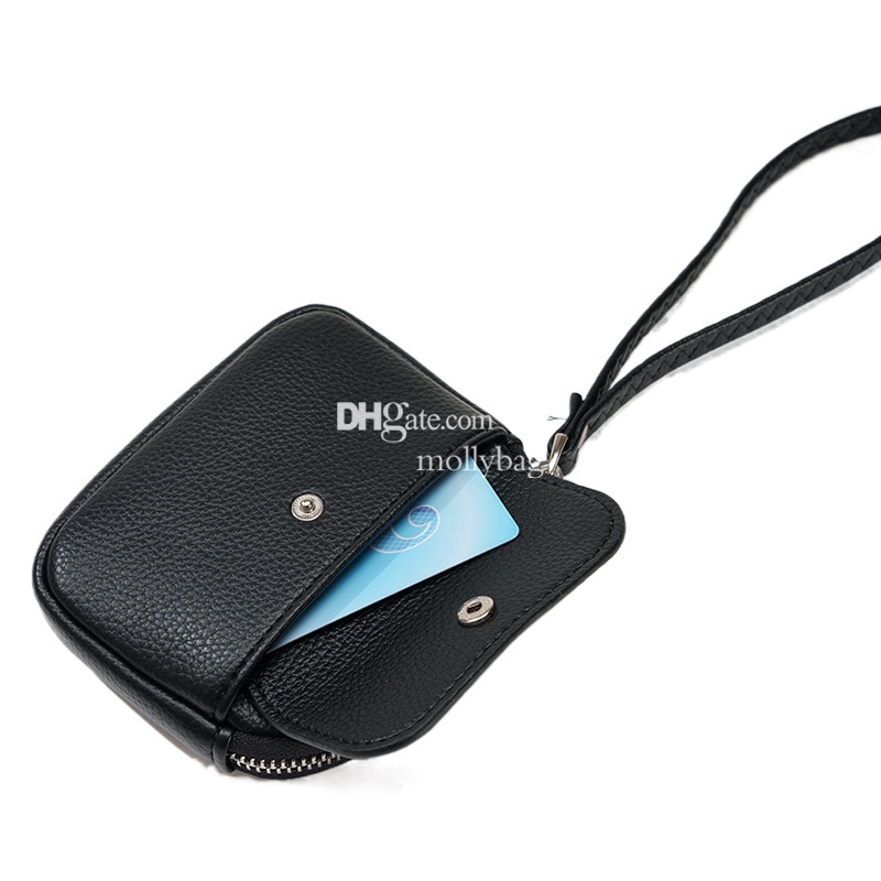 2024 New Small Change Bag Mouth Red Envelope Coin Bag Data Cable Bag Multi functional Wallet Wrist Bag Wholesale woman bag and handbags