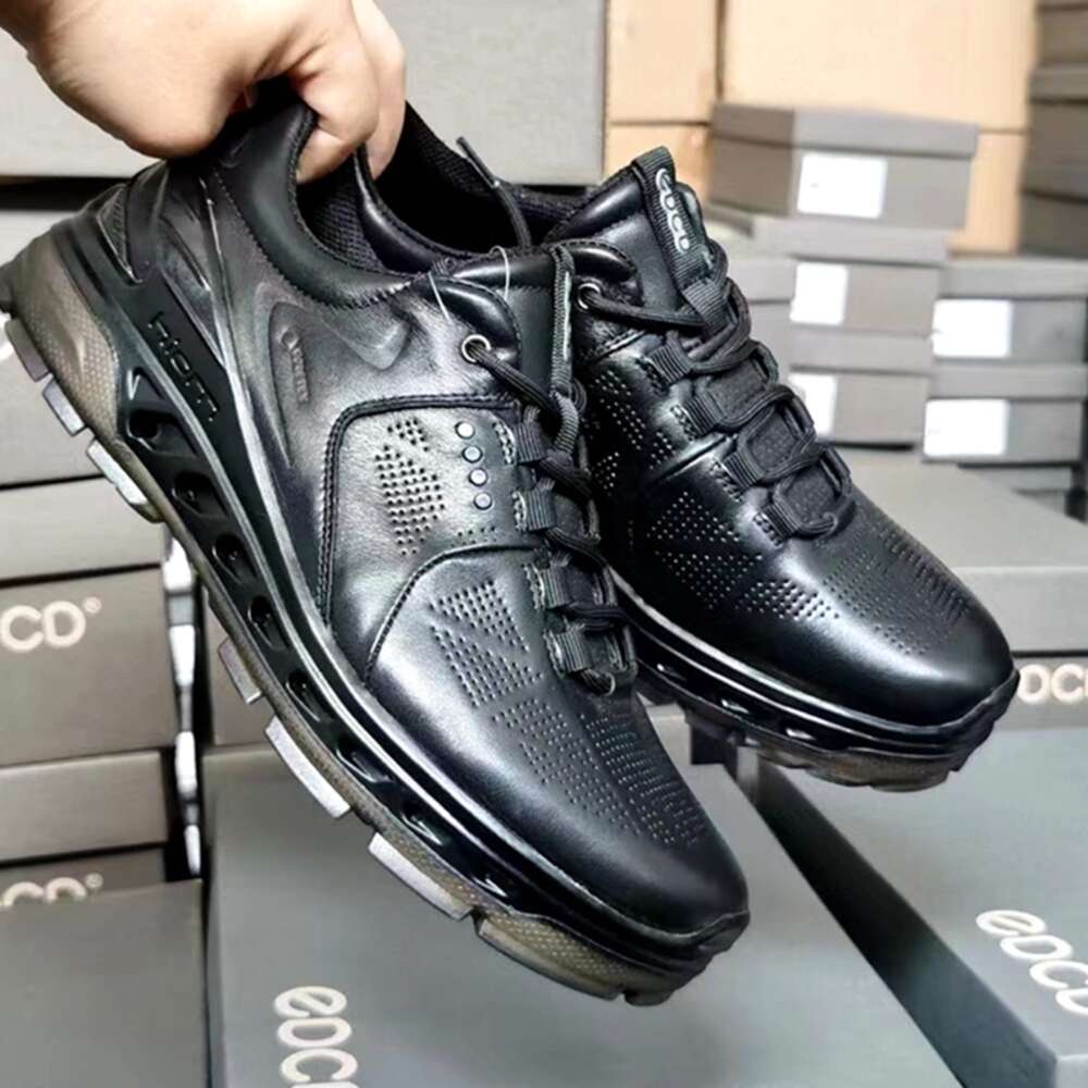 High-quality Men's Golf Shoes Summer Leather Breathable Anti-slip Wear-resistant Outdoor Sports Walking Lightweight Sneakers