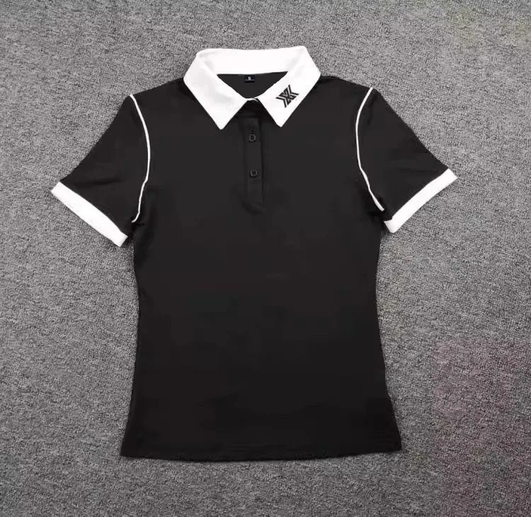 golf shirt Outdoor Leisure Golf Apparel Womens Short Sleeve Tshirt Sports Breathable Quick Dry Wear Durable Anti Pilling 240522