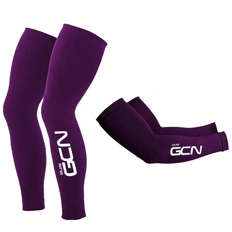 RAUDAX GCN Outdoor Sport Bike Leg Sleeve Bicycle Uv Sleeves Sun Protection Cuff Cover Protective Breathable Bicycle Arm Sleeves 240531