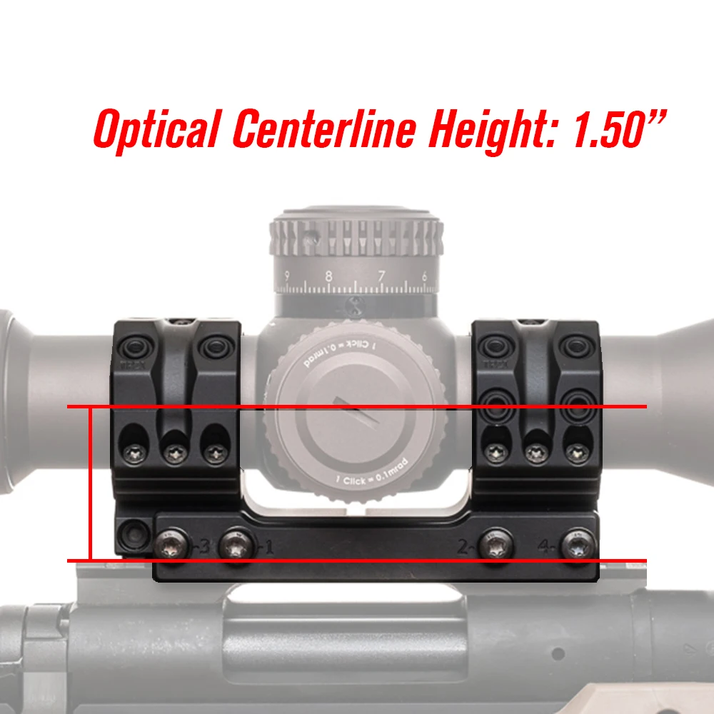 New SP-3002 SP-4002 Solid 0MIL 0MOA 30mm Tube Riflescope 1.5inch 1.93inch Mount with Surfaces for Red Dot Sight Accessories