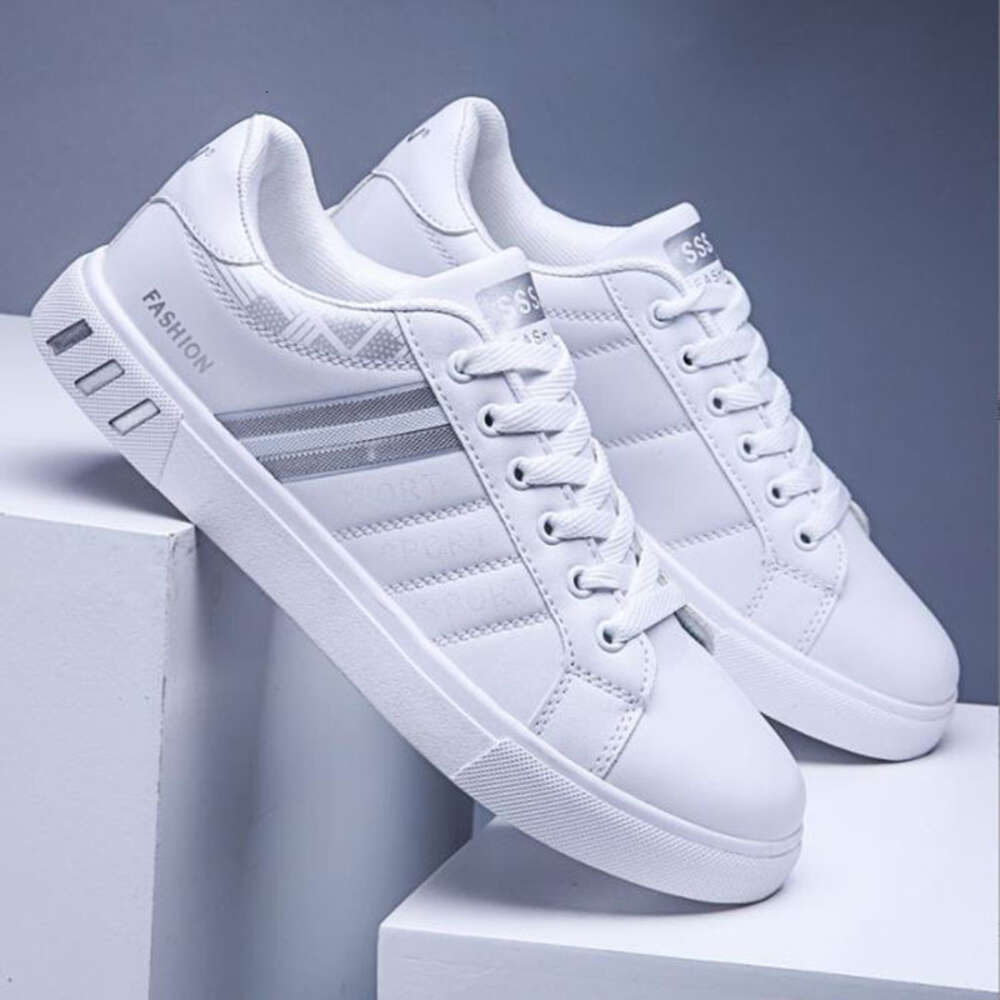 Men 2024 White Vulcanized Sneakers Boys Flat Comfortable Shoes Man Chaussure Homme Deporte Zapatillas Hombre 2b878