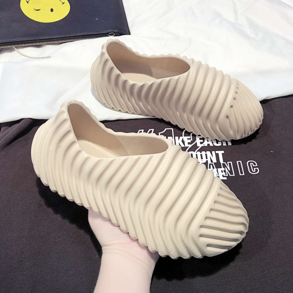 Ddmysports Men Casual Groove Shoes Outdoor Slip On Coconut Sneakers Jogging Leisure Fashion Platform Sport Walking Rainshoes OUTDOOR