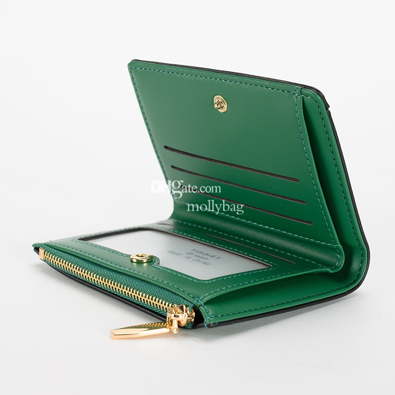 Designer Women's Advanced Card Retro Multi functional Wallet Small and Exquisite Ultra thin Card Clip ID Card Zipper Fashion Wallet
