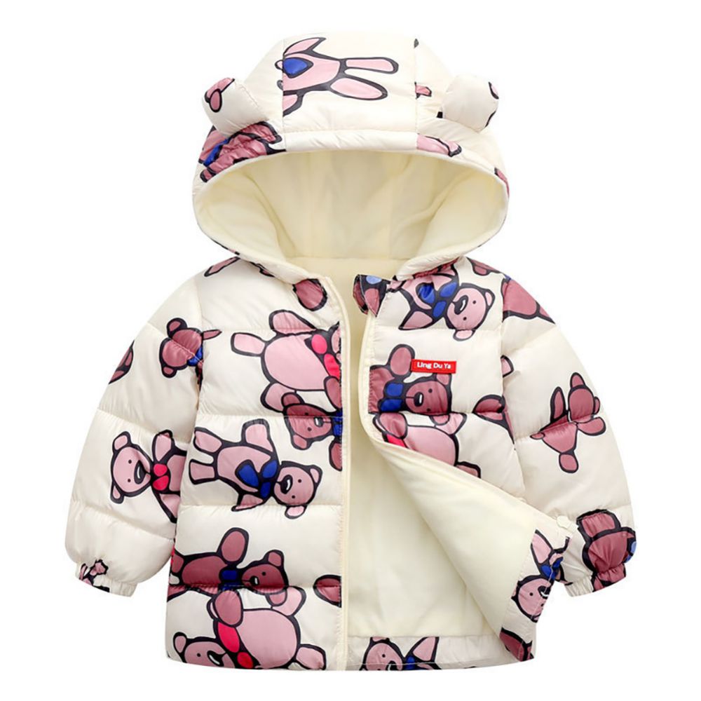 Stay Toasty This Winter! Infant & Kids Hooded Down Jacket - Super Soft Lined Puffer Coat for Newborn to 7 Years