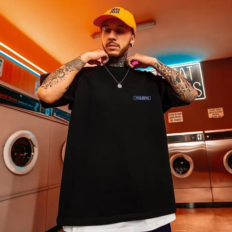 Summer Casual Loose Tshirt Short sleeved Mens Fashion Printing Large 8XL Hip Hop Couple Wear Half Sleeve Cotton Top 240531