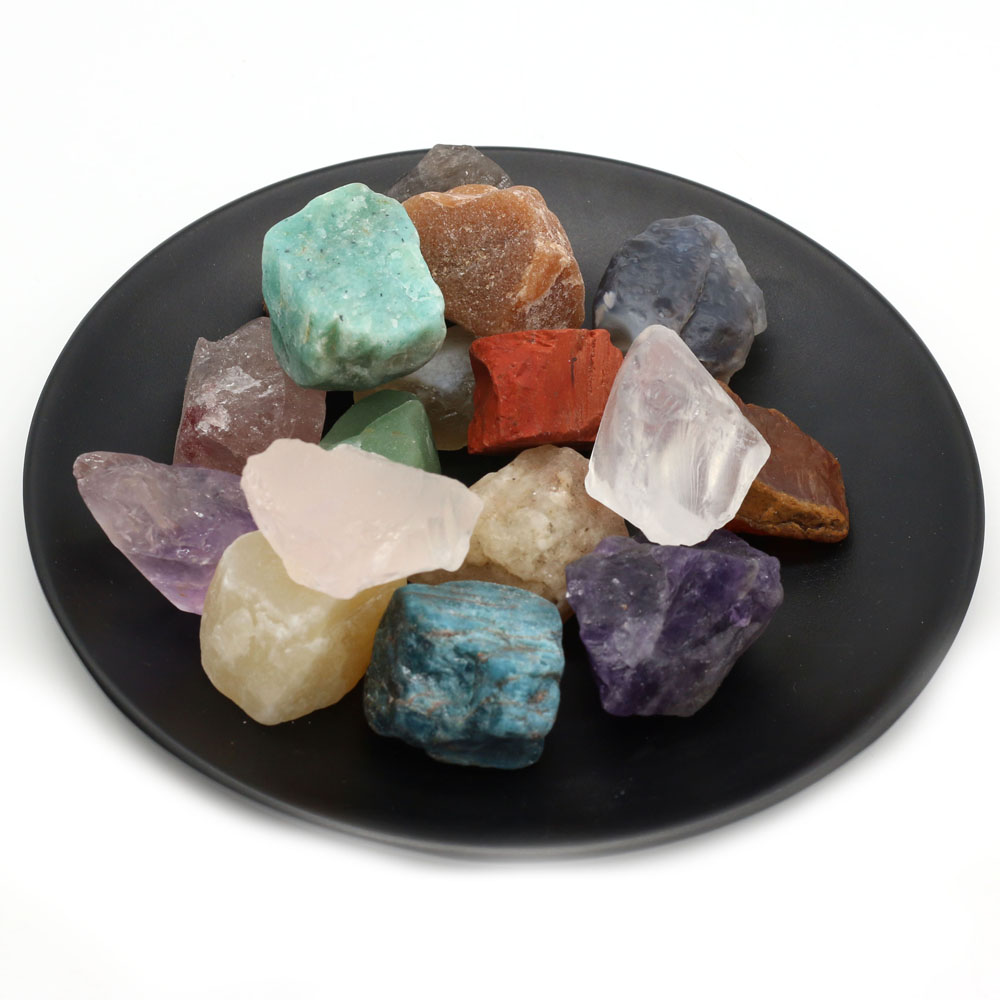 Natural Crystal GemStone Mineral Specimen Irregular Shape Rough Rock Stone Reiki Amethyst Rose Quartz Healing Home Decoration