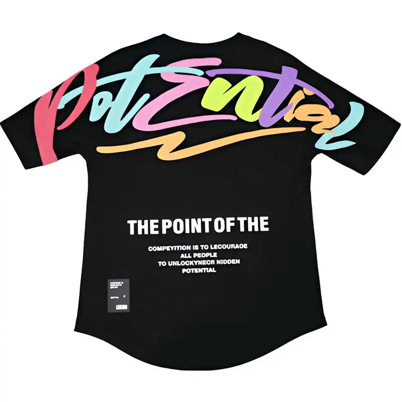 Summer Elegant Fashion Harajuku Slim Fit Ropa Hombre Loose Casual All Match Tshirts O Neck Insert Printed Short Sleeve 240531