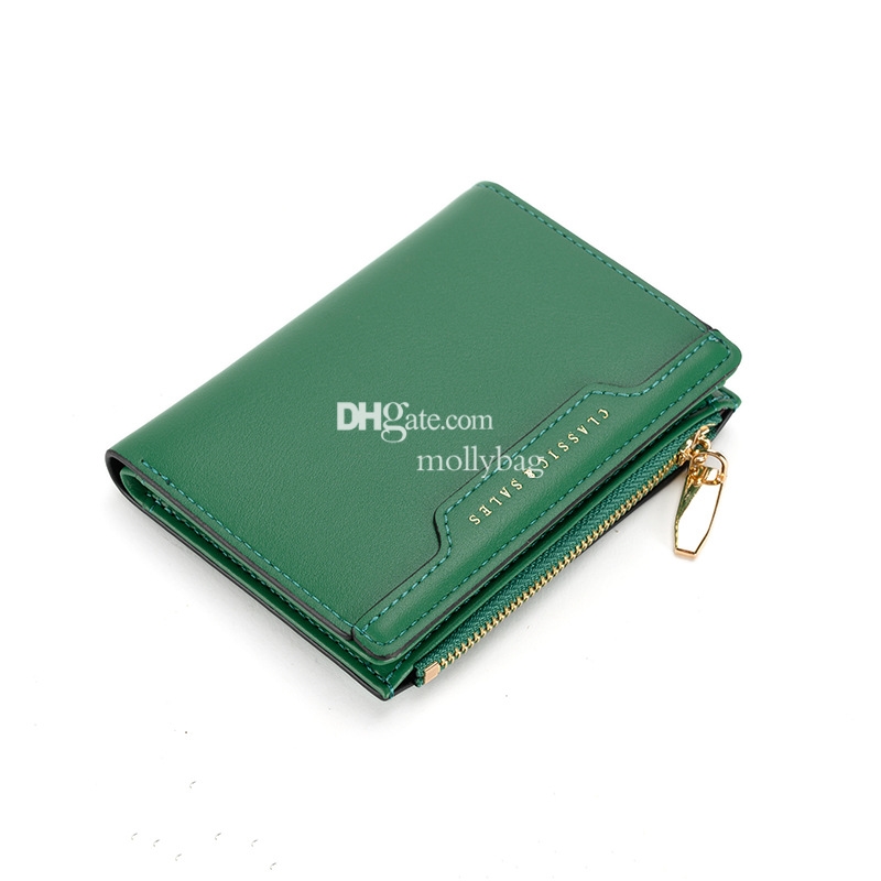 Designer Women's Advanced Card Retro Multi functional Wallet Small and Exquisite Ultra thin Card Clip ID Card Zipper Fashion Wallet