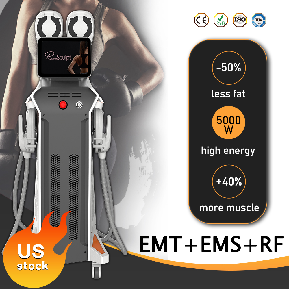 NEW EMSLIM body slimming machine EMS HIEMT Muscle Stimulator Sculpting weight loss reduce fat burning vest line building beauty equipment