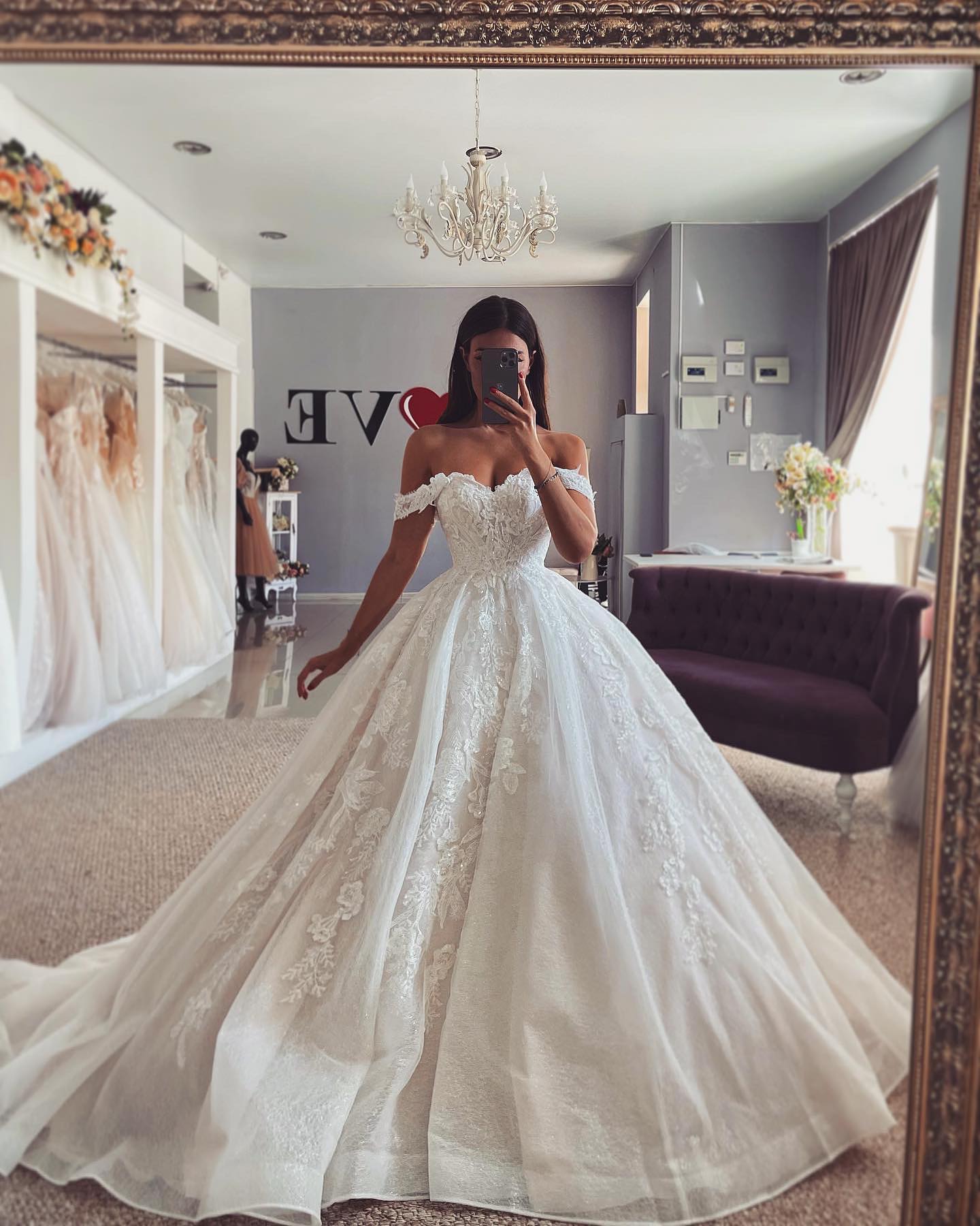 Vintage A Line Dress For Bride Off Shoulder Country Fulllace Wedding Dresses Lacefull Vestidos De Novia Tulle Bridal Gowns Mariage 0616