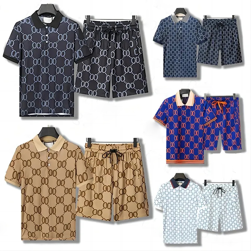 designer tracksuit mens shorts and t shirt set mens tracksuit polo tracksuit set summer tracksuit man shorts mens beach tracksuits short sleeved suit mxxxl