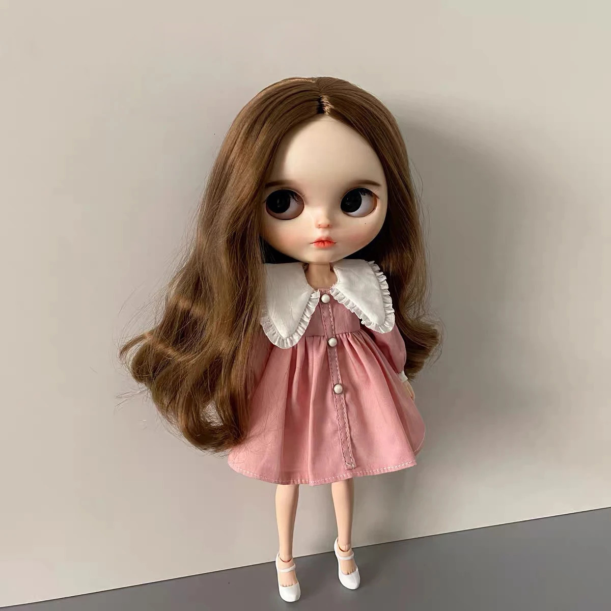 Ob24 Doll Clothes Fit For Blythe Azone Ymy Doll Fashion Color Dress Dress Up Doll 240531