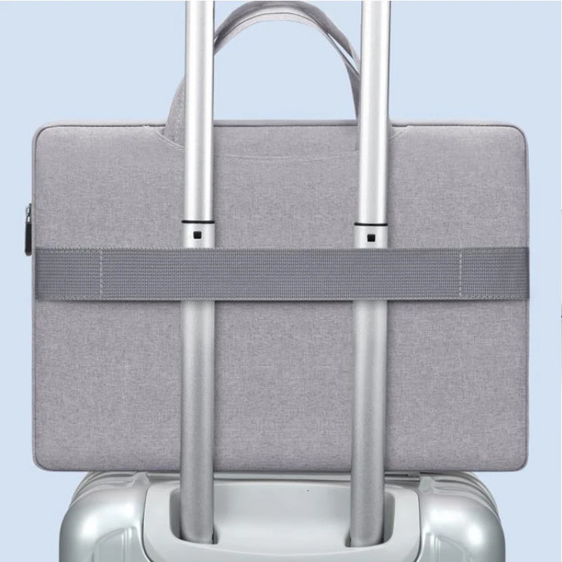 Laptop Bag 14 15 Inch Water Resistant Laptop Sleeve Case with Shoulder Straps Handle Notebook Computer Case Briefcase 240528