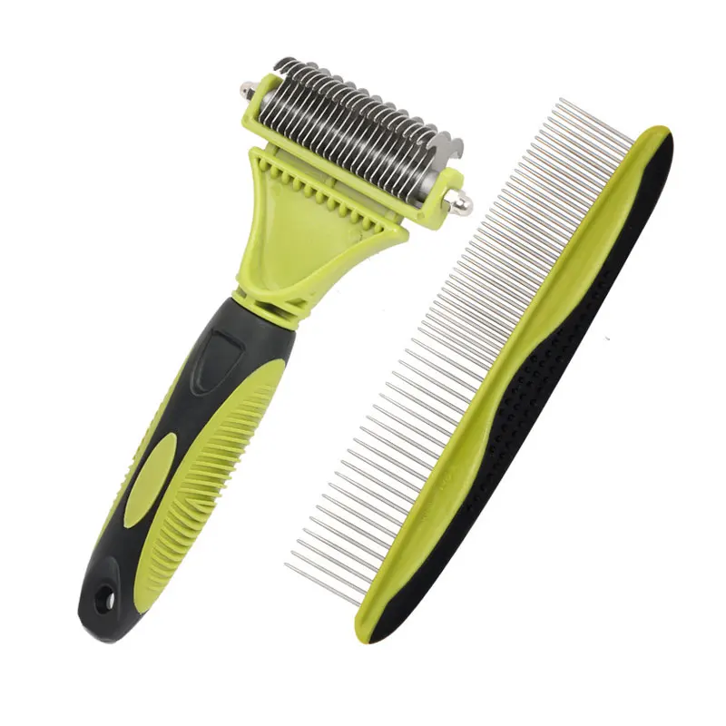 6 in 1 Cat Grooming Deshedding Tools Brush Set Storage Bag Dog Hair Remover Comb Pet Cleaning Supplies Accessories Free shipping