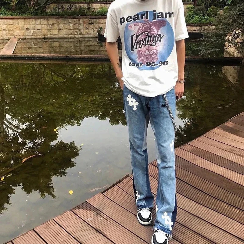 PearI Jam Rock Band Washed Cotton Vintage T Shirt Streetwear Quality Graphics Printing KENIJIMA same men clothing 240531