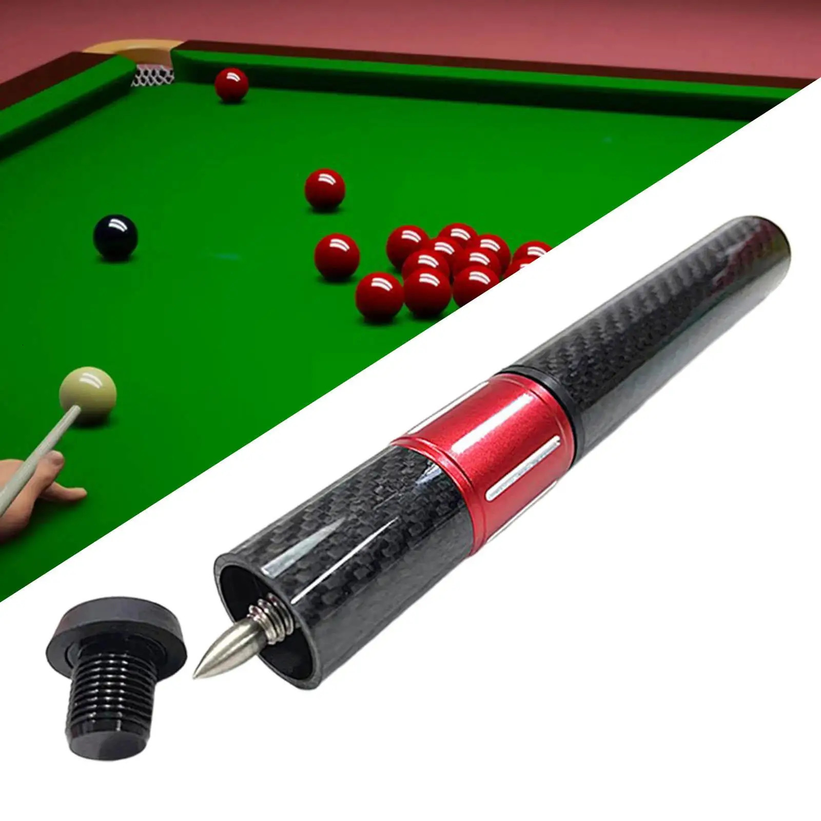 Pool Stick Extension Billiards Pool Cue Extension Billiards Accessory Pool Cue Extender Cue End Extenders for Games Home 240531