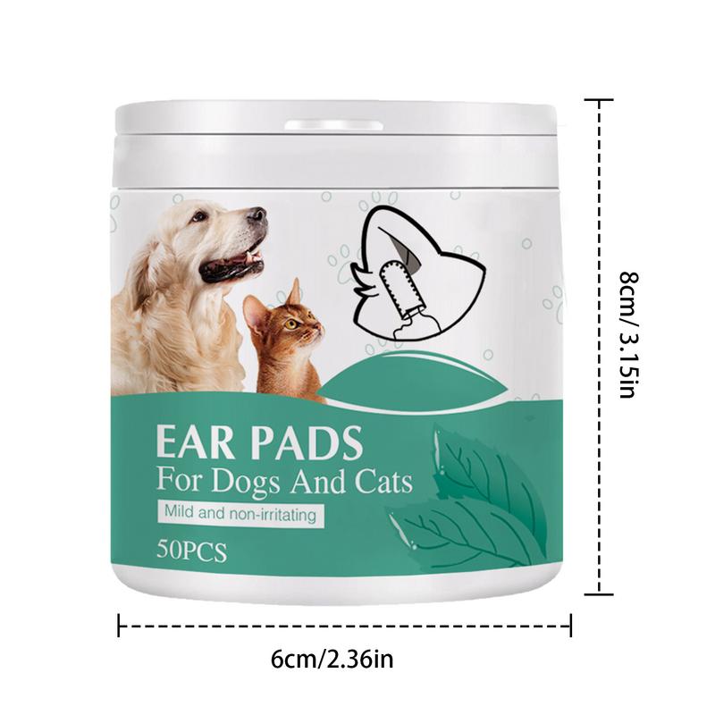 Cat Ear Wipes 50pcs Finger Cots For Pet Teeth Pet Health Supplies For Cat Dog Kitten Puppy All Sizes And Breeds Of Pets To Clean