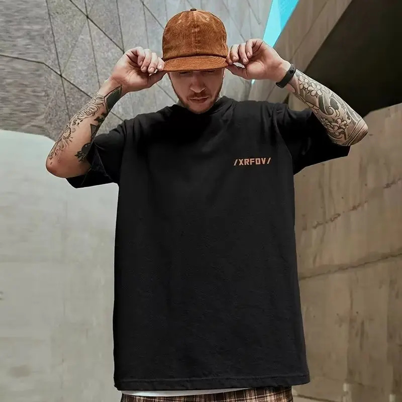 Summer Casual Loose Tshirt Short sleeved Mens Fashion Printing Large 8XL Hip Hop Couple Wear Half Sleeve Cotton Top 240531