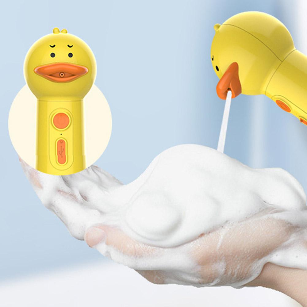 Automatic Yellow Duck Electric Foam Machine Soap Dispenser For Cat Dog For Cat & Dog Cleaning Bathing Liquid Soap Shampoo Shower