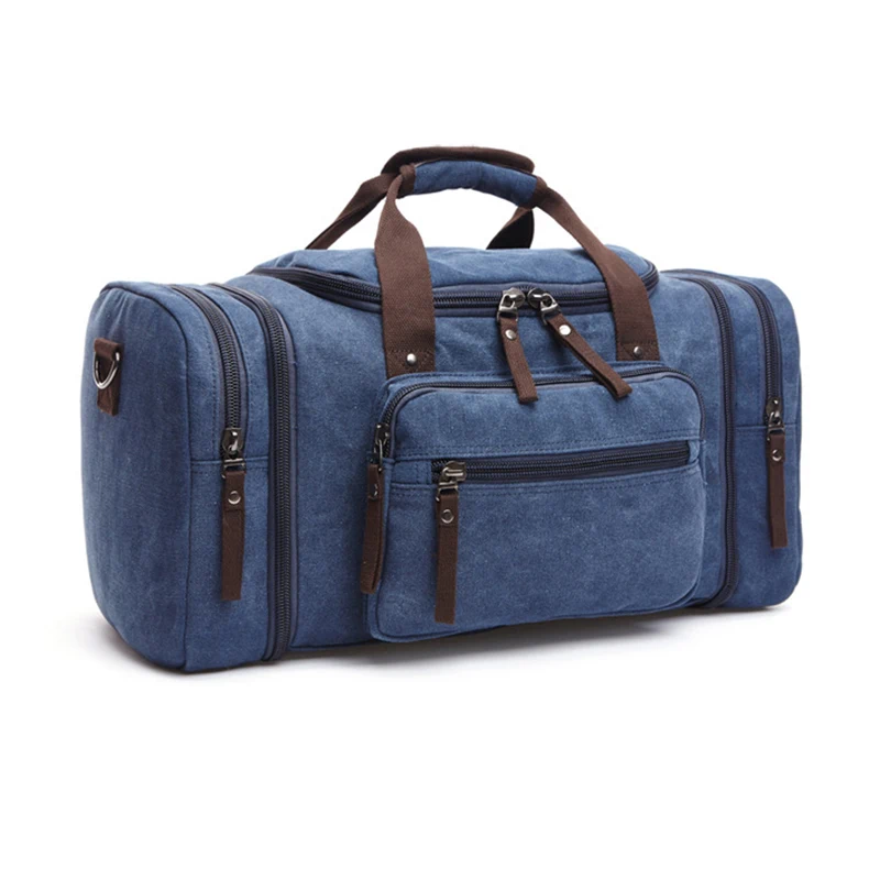 Duffel Bags Travel Totes Handbag Large Capacity Canvas Military Sports Bag Gym Fiess For Man Business Suitcase Lage Shoulder