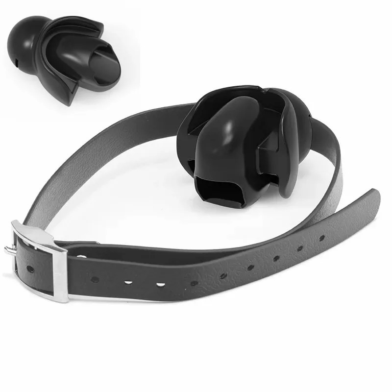 Detachable fixed tongue and mouth plug soft silicone open plug sex toy for couples sex store BDSM restraint adult flirting toy 240516