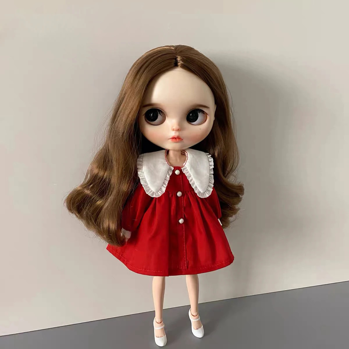 Ob24 Doll Clothes Fit For Blythe Azone Ymy Doll Fashion Color Dress Dress Up Doll 240531