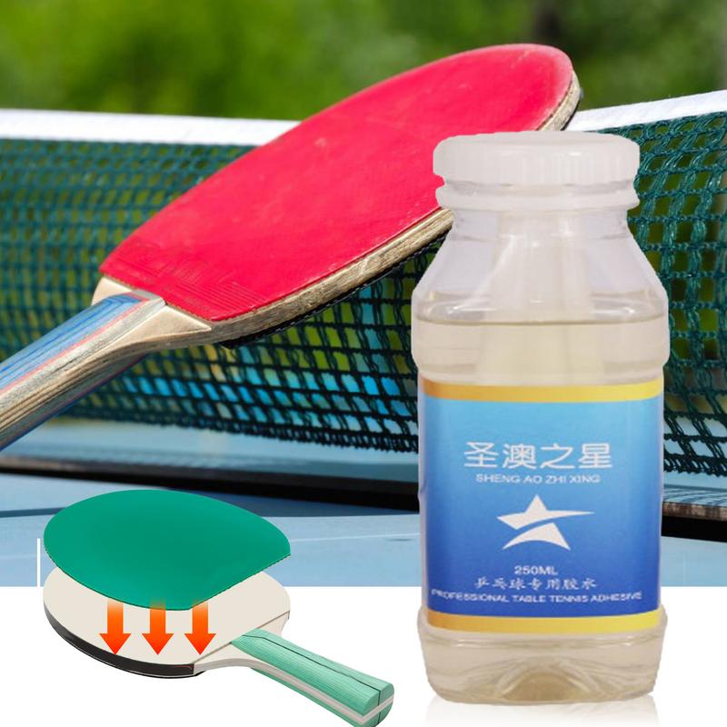 Ping-Pong Paddle Glue Professional Table Tennis Racket Rubber Glue 250ml Liquid Glue Professional Paddle Adhesive For Table