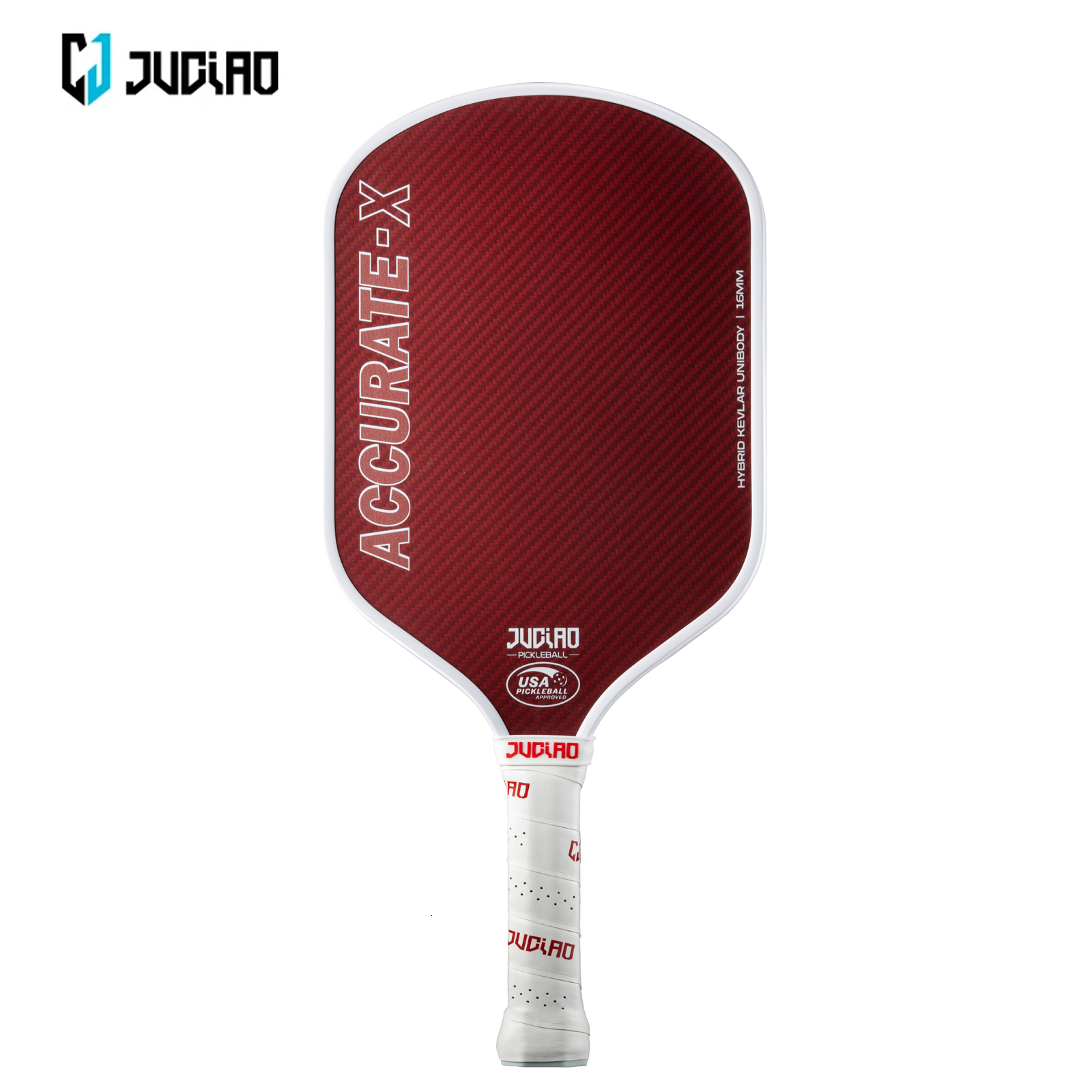 JUCIAO USAPA Approved Kevlar Hybrid Shape Thermoformed Foam Injected Pickleball Paddle 16Mm With Power&Spin