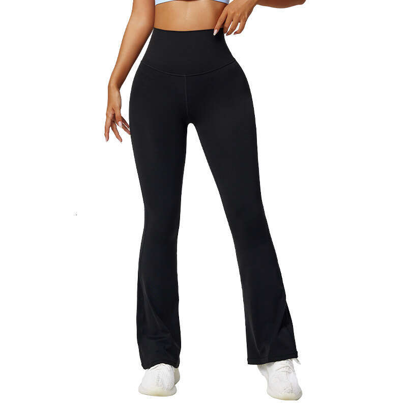New Micro Horn Style Yoga in Spring and Autumn, High Waist, Slim Fit, Leisure Outwear, Quick Drying Fiess Pants for Women