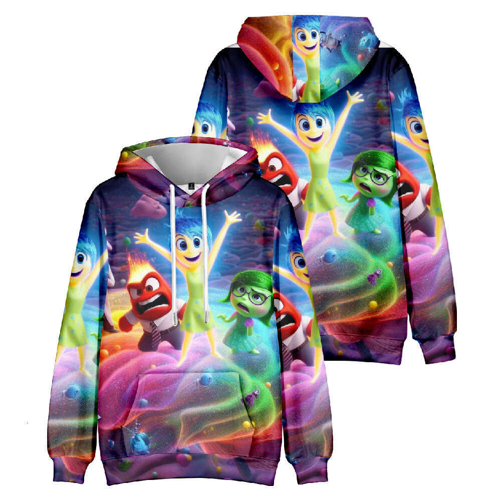 New European American Cartoon Movie Brain Special Forces 23D Printed Hoodie for Men and Women Children's Clothing
