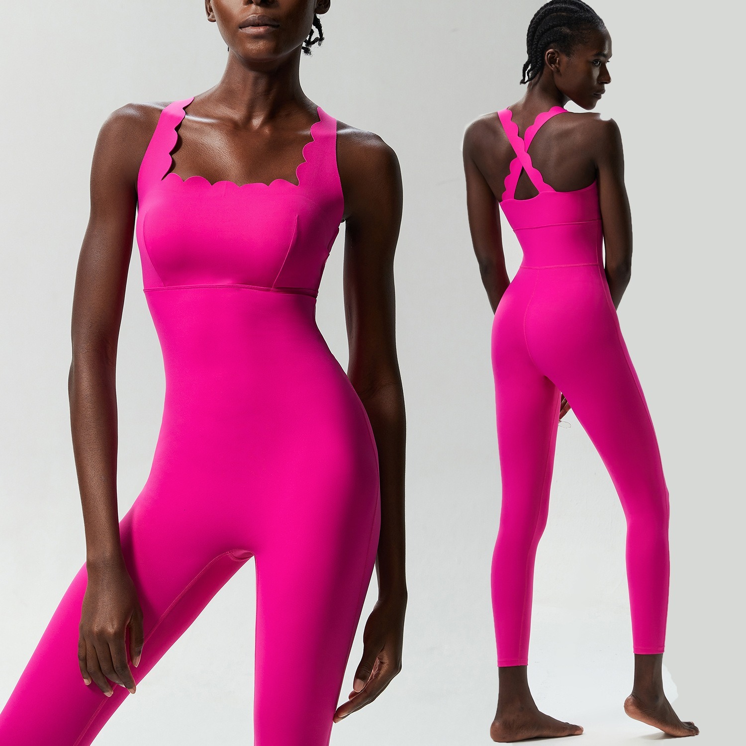 New Gym Sets Inner Bras Women Training Yoga Suits Sportswears Sports Jumpsuit Fiess Rompers Stretch Female Workout Bodysuits