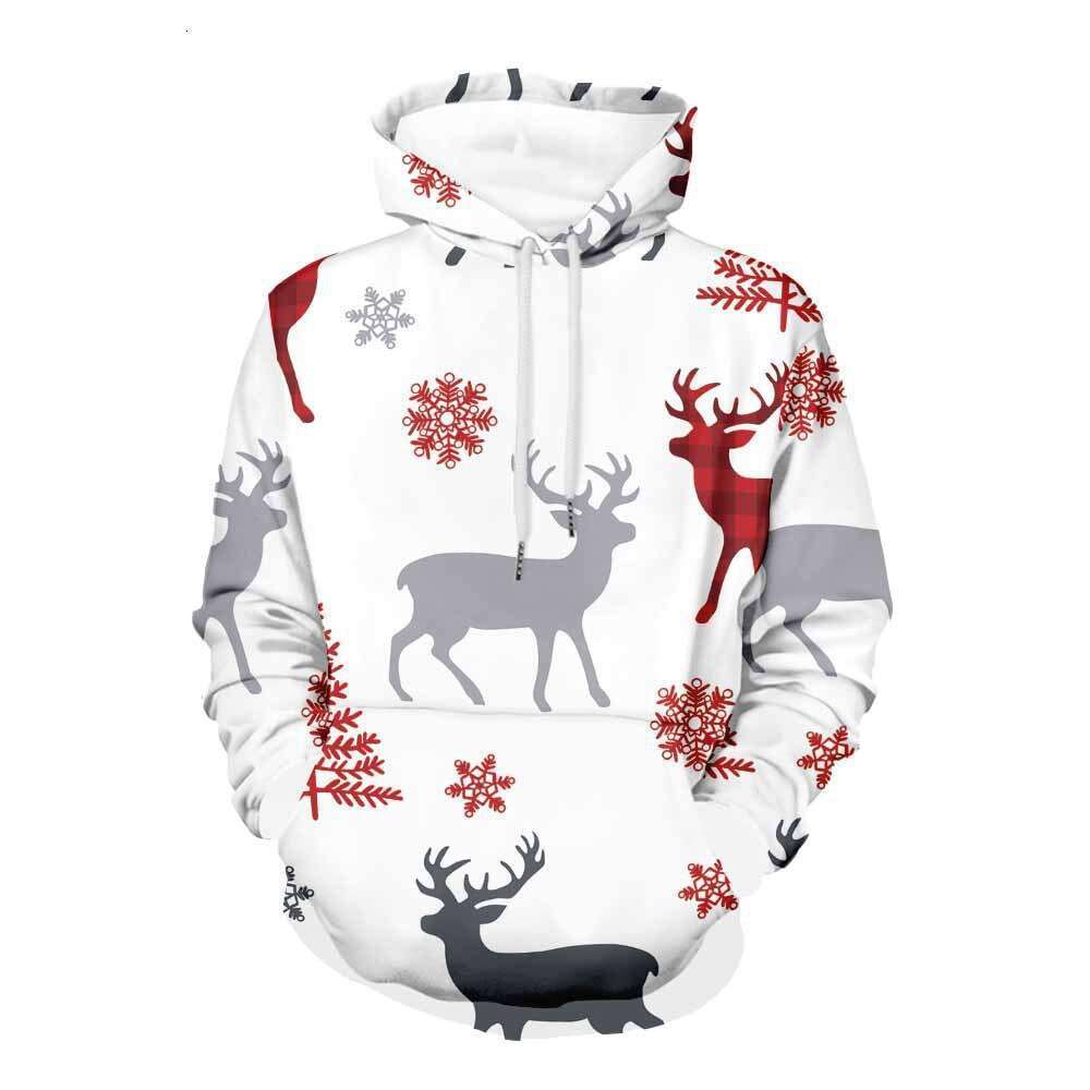 2024 Autumn/Winter New Christmas Collection HD Digital Printed Men's and Women's Casual Hoodie